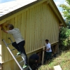 Umbau der Hütte beim Naturfreundeheim!